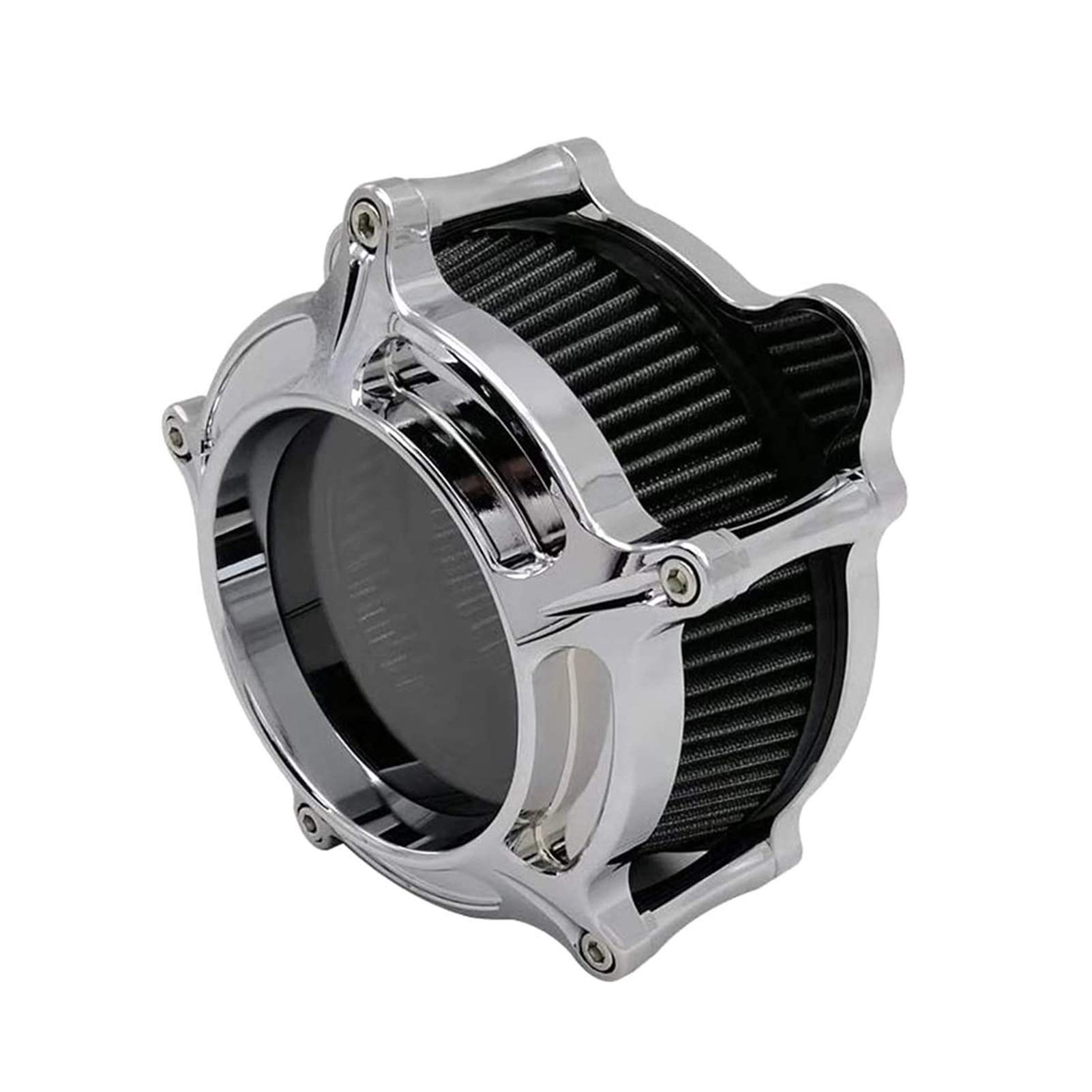 ASDGH Luftfilter Durchsichtiges Filtersystem Ansaugkit CNC, for Harley, Touring 2017up Road King 2017up Softail 2018up Motorrad-Luftfilter(Grey) von ASDGH