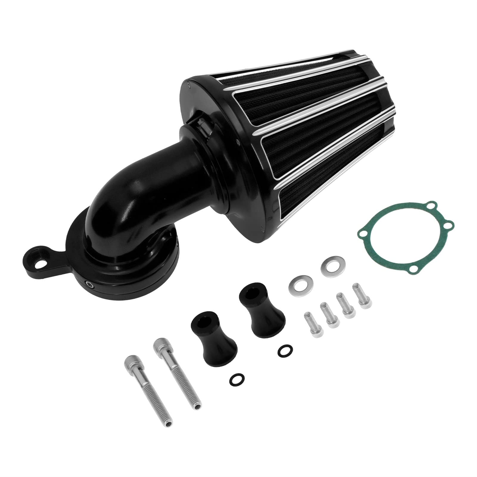 ASDGH Motorrad Schwarz Luftfilter Ansaugluftfilter, for Harley, Dyna Softail Touring Breakout Low Rider Electra Street Glide Fatboy Motorrad-Luftfilter ASDGH Motorrad Schwarz Luftfilter Ansaugluftfilter, for Harley, Dyna Softail Touring Breakout Low Rider Electra Street Glide Fatboy Motorrad-Luftfilter von ASDGH