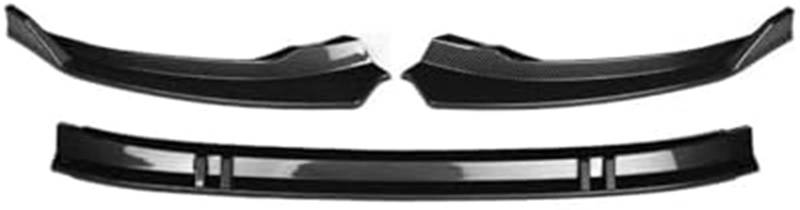 ASDGH Splitter, for A3 2021-2022 Frontstoßstangen-Lippenabdeckung Abnehmbarer Auto-Frontstoßstangen-Spoilerlippensplitter Body Kit Stoßstangendiffusorschutz Lippensplitter(Kohlefaser-Optik) Auto Front von ASDGH