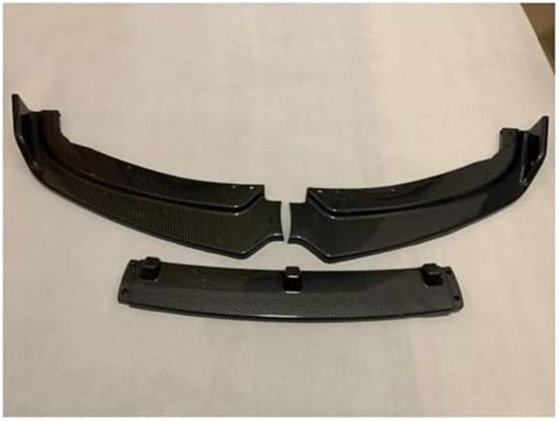 ASDGH Splitter, for BMW, 3er F30 F35 2013-2019 Body Kit Spoiler Splitter Auto Frontstoßstange Splitter LAip ABS Stoßstange Canard Lippenschutz Abdeckung Lippensplitter(Kohlefaser 12-15) Auto Frontspli von ASDGH