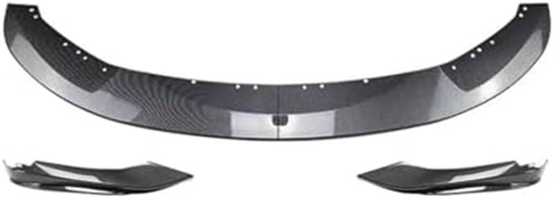 ASDGH Splitter, for BMW, F32 F33 F36 420i 425i 430i 440i M440i 2014-2020 Cover Guard Body Kit Sport Frontstoßstange Lip Spoiler Splitter Diffusor Lip Splitter(Carbon Look A) Auto Frontsplitter(BLACK C von ASDGH