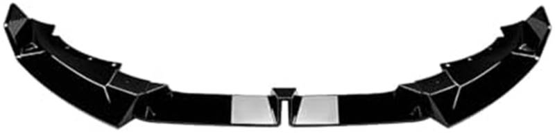 ASDGH Splitter, for BMW, X6 G06, for LCI Sport 2023-2024 Frontspoilerlippe Carbonfaser-Optik Schwarz glänzend Unterer Splitterschutz-Blade-Kit Lippensplitter(Schwarz glänzend) Auto Frontsplitter(BLACK von ASDGH