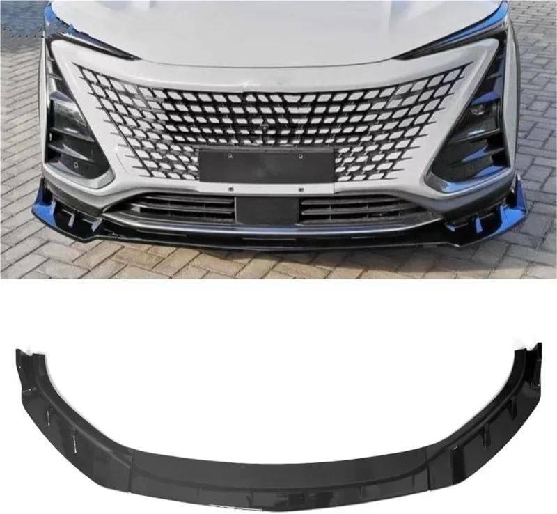 ASDGH Splitter, for Changan, for UNI-T 2020 2021 2022 Normaler Standard-Frontstoßstangen-Spoilerröcke Lip Body Kit Zubehör Splitter Lip Splitter(20-21 Gloss Black) Auto Frontsplitter(BLACK 22-23 Gloss von ASDGH
