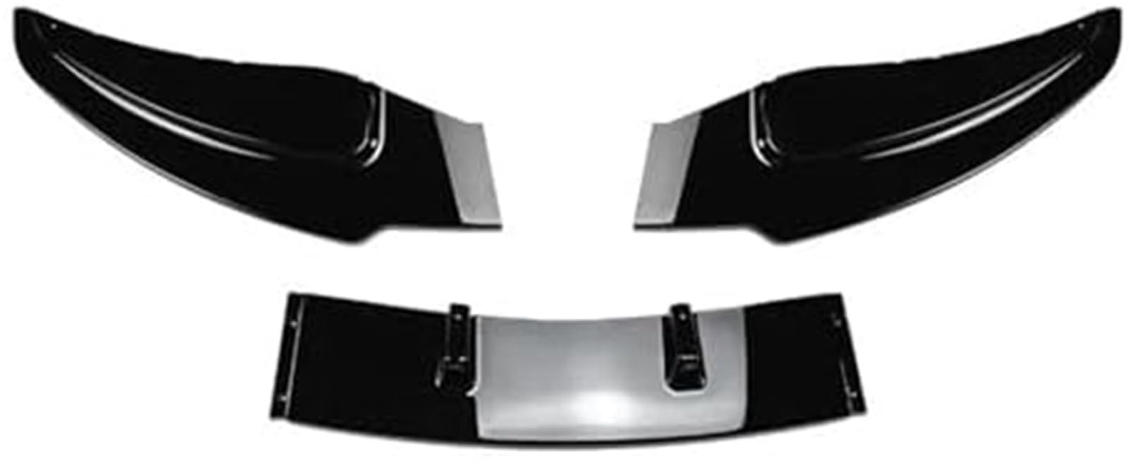 ASDGH Splitter Auto Frontstoßstange Kinnlippe Unterer Spoiler Diffusor Splitter, for BMW, 1er E81 E82 E87 E88 LCI Standard Edition 2008-2011 Lippensplitter (Carbon Look) Auto Frontsplitter(BLACK Gloss von ASDGH