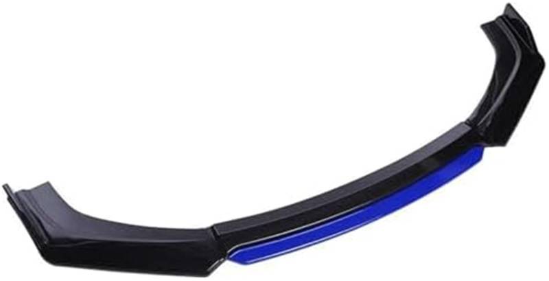 ASDGH Splitter Auto Frontstoßstange Lip Body Kit Splitter Spoiler Diffusor Schutz Trim Air Dam Blaue Zunge, for Lexus, IS250 300350 Lippensplitter (Schwarz und Rot glänzend) Auto Frontsplitter(Blue) von ASDGH