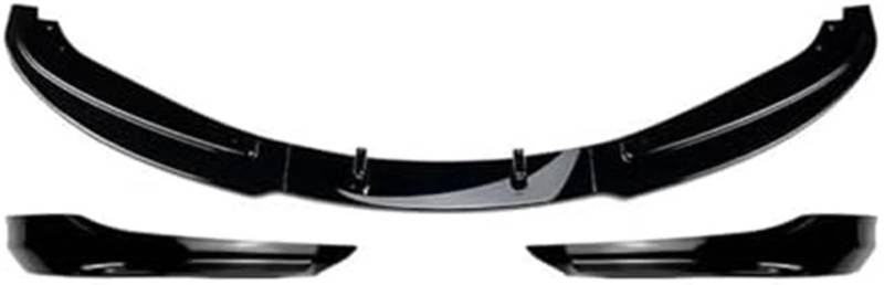 ASDGH Splitter Auto Frontstoßstange Lip Body Kit Spoiler Splitter Stoßstange Canard Lip Splitter, for BMW, 3er E90 E91 LCI Facelift 2007-2012 Lip Splitter(A Carbon Look) Auto Frontsplitter(BLACK C bla von ASDGH