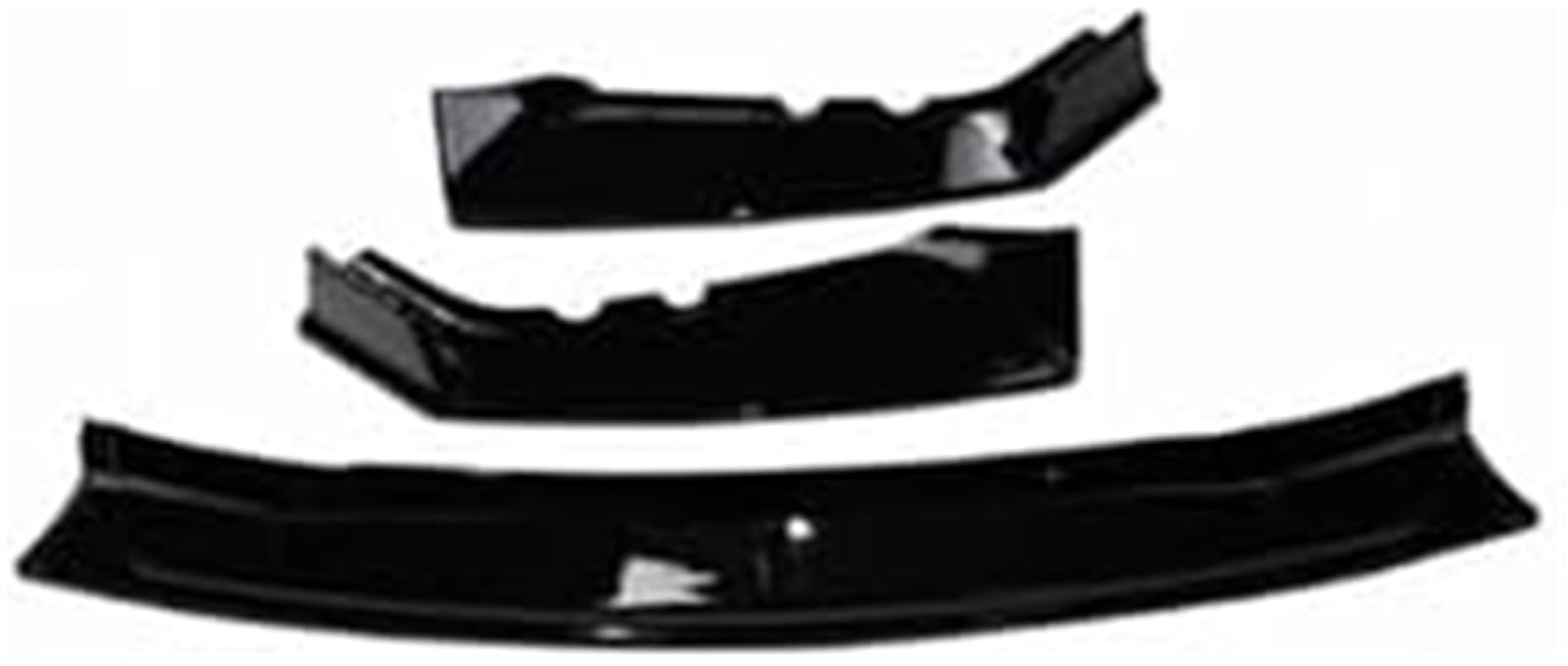 ASDGH Splitter Auto Frontstoßstange Lippe Kinn Spoiler Splitter Diffusor ABS ABS Tuning Zubehör, for CRV 2017 2018 2019 Lippensplitter(Mattschwarz) Auto Frontsplitter(Black Glossy Black) von ASDGH