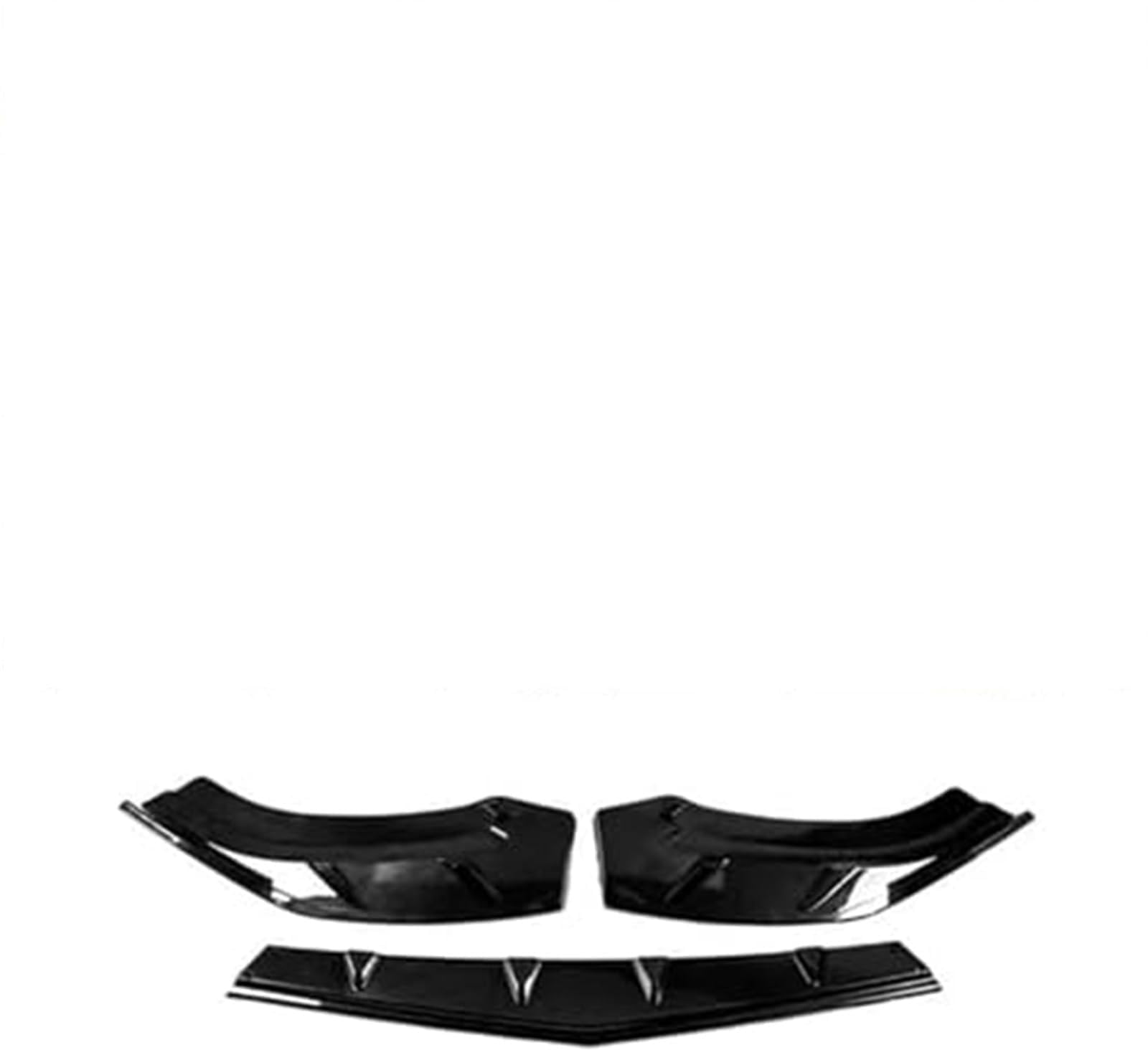 ASDGH Splitter Car Body Kit Zubehör Frontspoilerspoiler, for Morris Garages 5 Frontschürzensplitter, for MG, GT 5 2021-2023 Lippensplitter(Typ Y Schwarz-Rot) Auto Frontsplitter(BLACK Type Z Glossy Bla von ASDGH