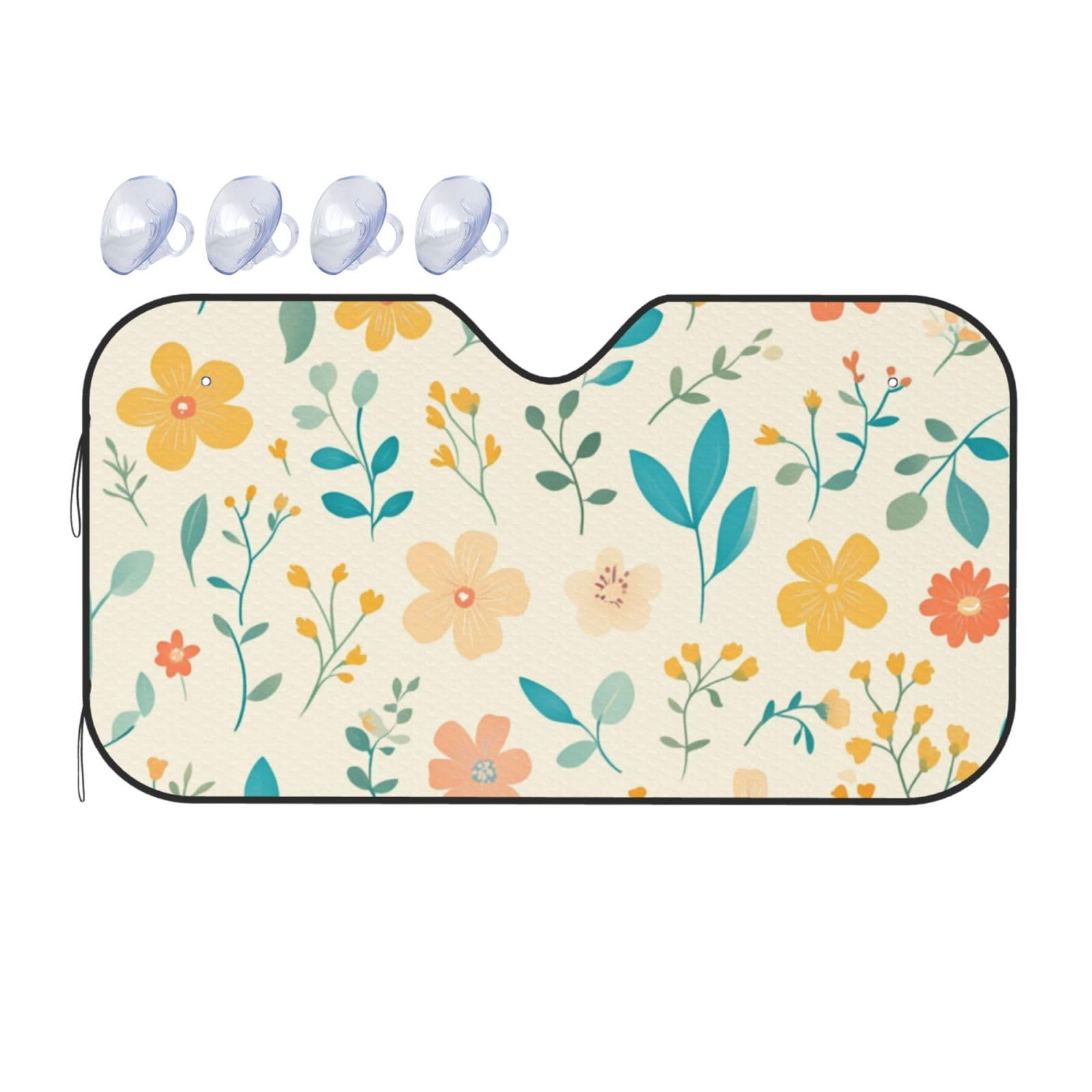 Auto-Sonnenschutz mit Gänseblümchen-Motiv, für Auto, LKW, SUV, blockiert UV-Strahlen, Größe S, 130 x 70 cm Auto-Sonnenschutz mit Gänseblümchen-Motiv, für Auto, LKW, SUV, blockiert UV-Strahlen, Größe S, 130 x 70 cm von ASDJHFABKY