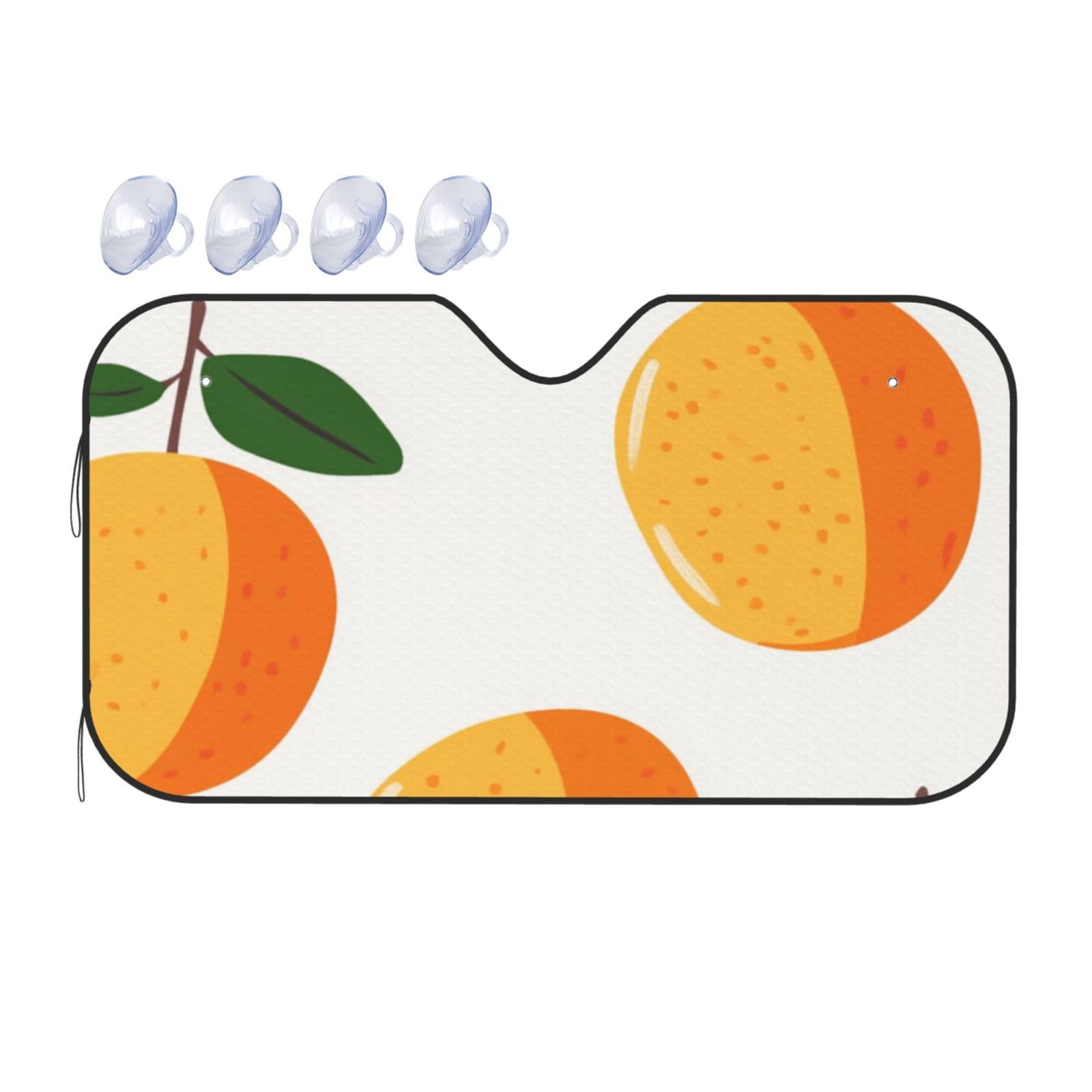 Oranges Fruits Auto-Sonnenschutz für Auto, LKW, SUV, blockiert UV-Strahlen, Sonne, Größe S, 130 x 70 cm, Orange Oranges Fruits Auto-Sonnenschutz für Auto, LKW, SUV, blockiert UV-Strahlen, Sonne, Größe S, 130 x 70 cm, Orange von ASDJHFABKY