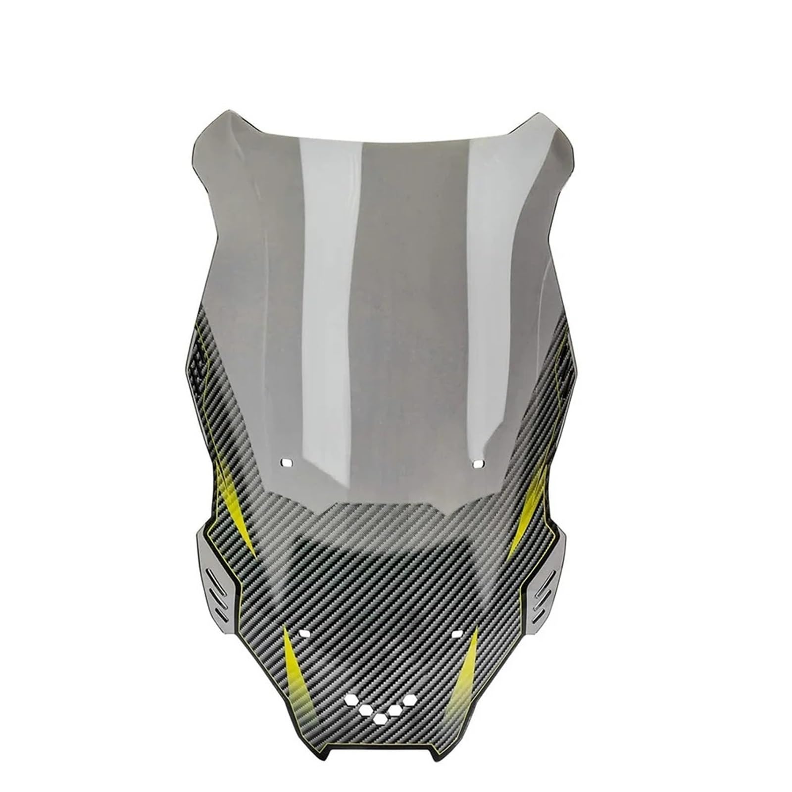 ASDRDDARF Windschutzscheibe Motorrad Für ADV150 2019 2020 2021 ADV160 2022 2023 2024 Windschutzscheibe Frontscheibe Windschutz Windabweiser(Smoky Black) von ASDRDDARF