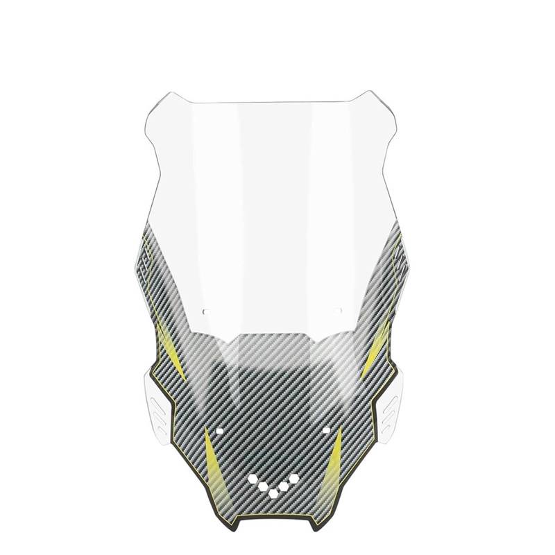ASDRDDARF Windschutzscheibe Motorrad Für ADV150 2019 2020 2021 ADV160 2022 2023 2024 Windschutzscheibe Frontscheibe Windschutz Windabweiser(Transparent) von ASDRDDARF