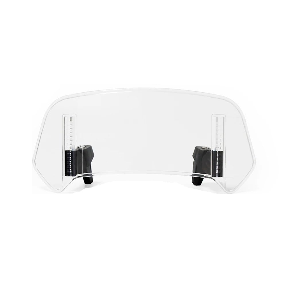 ASDRDDARF Windschutzscheibe Motorrad Für Afrika Twin XRV750T XRV650 CRF1000L XRV750 Einstellbare Verlängerung Windschutzscheibe Windschutzscheibe Spoiler Deflektor(A Small Transparent) von ASDRDDARF