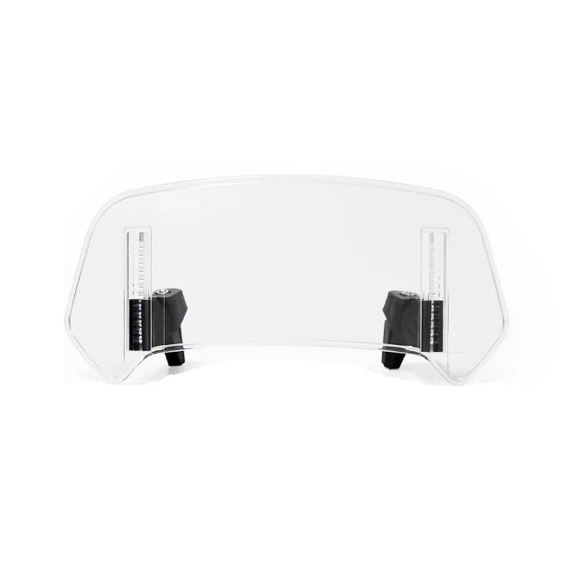 ASDRDDARF Windschutzscheibe Motorrad Für Afrika Twin XRV750T XRV650 CRF1000L XRV750 Einstellbare Verlängerung Windschutzscheibe Windschutzscheibe Spoiler Deflektor(A Small Transparent) von ASDRDDARF