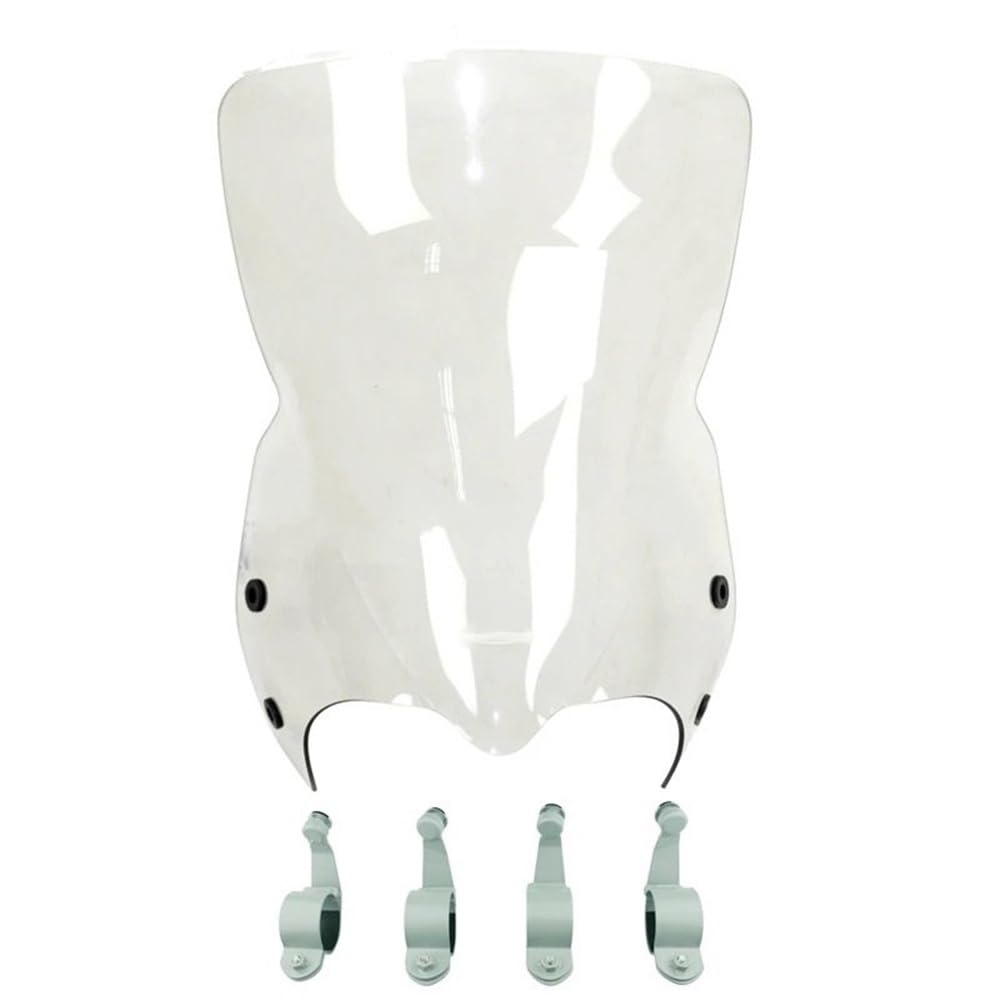 ASDRDDARF Windschutzscheibe Motorrad Für Boulevard M109R VZR1800 Windschutzscheibe Air Deflektor Front Scheinwerfer Verkleidung Bildschirm Windschutzscheiben(Clear Sliver) von ASDRDDARF
