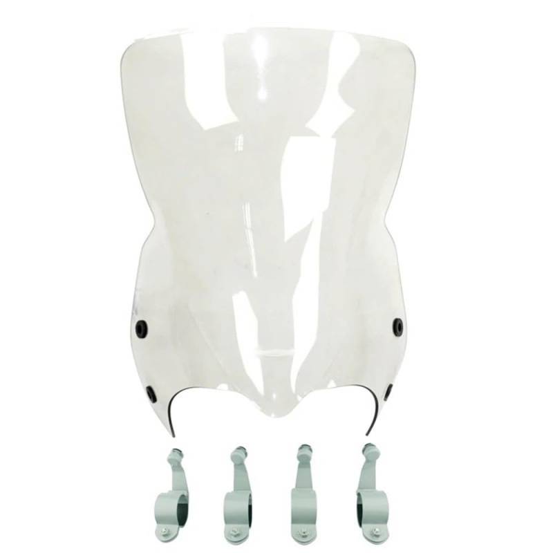 ASDRDDARF Windschutzscheibe Motorrad Für Boulevard M109R VZR1800 Windschutzscheibe Air Deflektor Front Scheinwerfer Verkleidung Bildschirm Windschutzscheiben(Clear Sliver) von ASDRDDARF