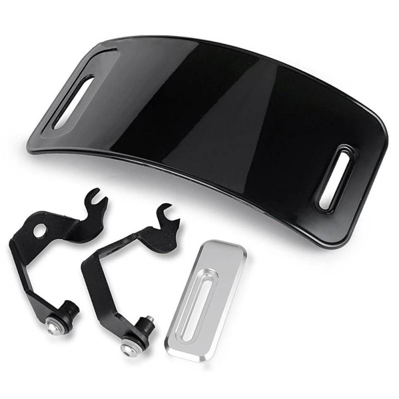 ASDRDDARF Windschutzscheibe Motorrad Für CB650R CB1000R 2018 2019 2020 2021 2022 2023 Windschutzscheibe Windschutz Windabweiser(Black) von ASDRDDARF