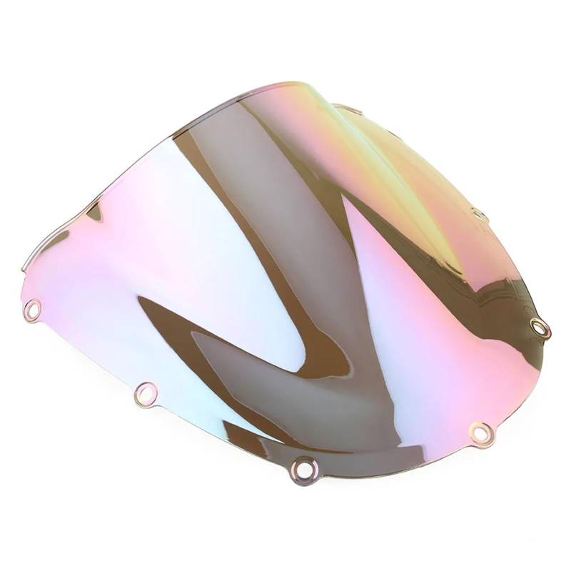 ASDRDDARF Windschutzscheibe Motorrad Für CBR954RR 2002 2003 Motorrad Windschutzscheibe Windschutzscheibe Double Bubble Wind Bildschirm Schild ABS Kunststoff(Colorful) von ASDRDDARF