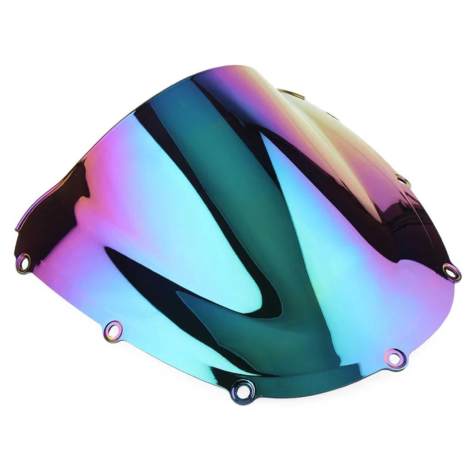ASDRDDARF Windschutzscheibe Motorrad Für CBR954RR 2002 2003 Motorrad Windschutzscheibe Windschutzscheibe Double Bubble Wind Bildschirm Schild ABS Kunststoff(Colorful 1) von ASDRDDARF