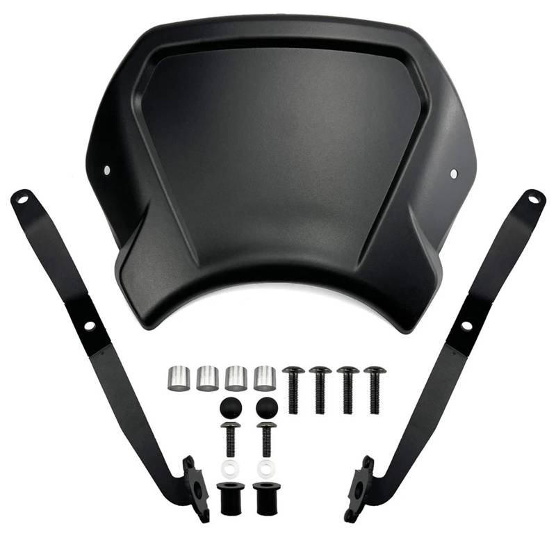 ASDRDDARF Windschutzscheibe Motorrad Für CL500 CL-500 2023 2024 Motorrad Zubehör ABS Frontal Platte Windschutzscheibe Windschutzscheibe Windabweiser(Black) von ASDRDDARF
