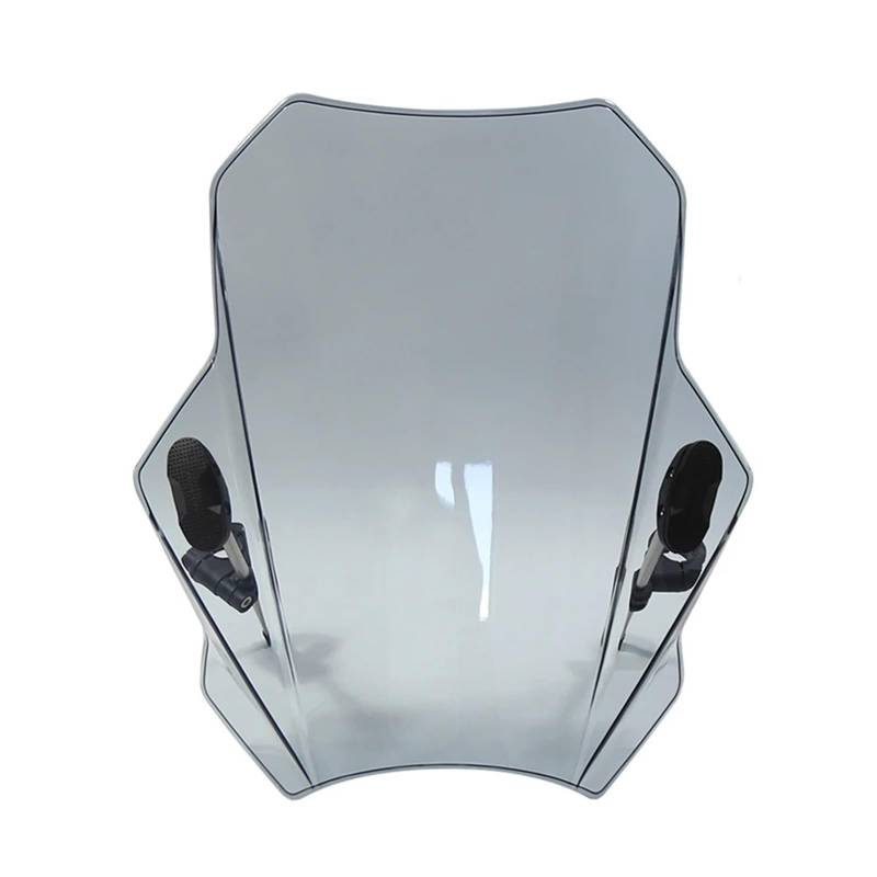 ASDRDDARF Windschutzscheibe Motorrad Für CRF250L / M 2012-2021 CRF300L 2021 Universal Motorrad Windschutzscheibe Abdeckungen Bildschirm Rauch Objektiv Motorräder Deflektor(Light Grey) von ASDRDDARF