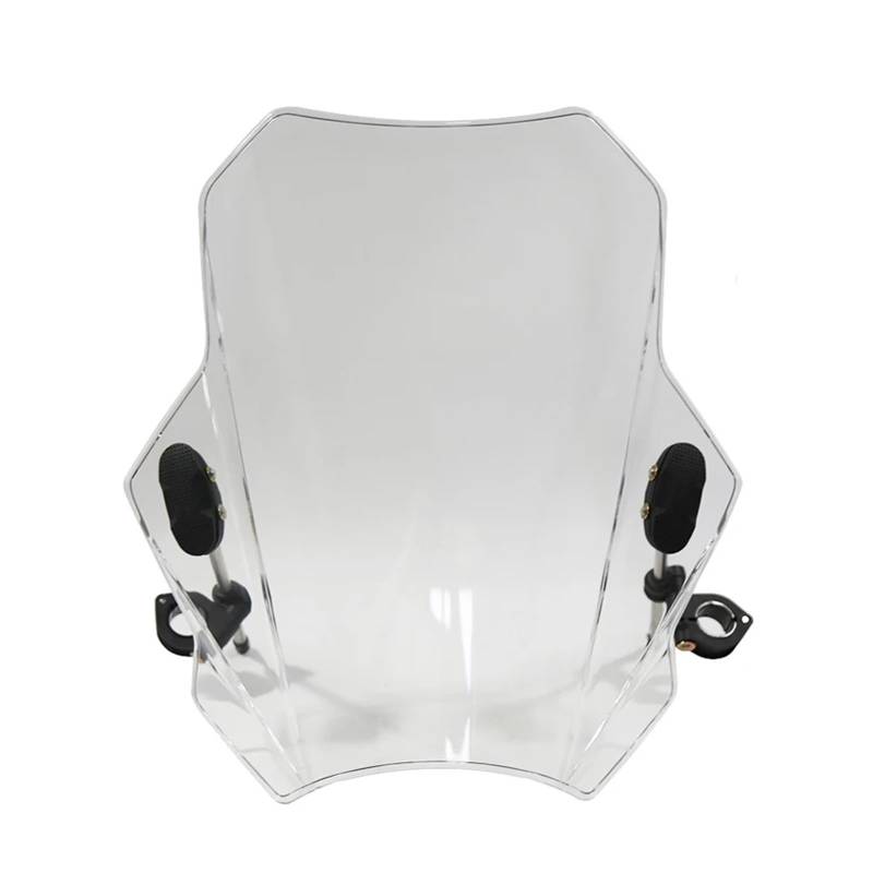 ASDRDDARF Windschutzscheibe Motorrad Für CRF250L / M 2012-2021 CRF300L 2021 Universal Motorrad Windschutzscheibe Abdeckungen Bildschirm Rauch Objektiv Motorräder Deflektor(Transparent) von ASDRDDARF