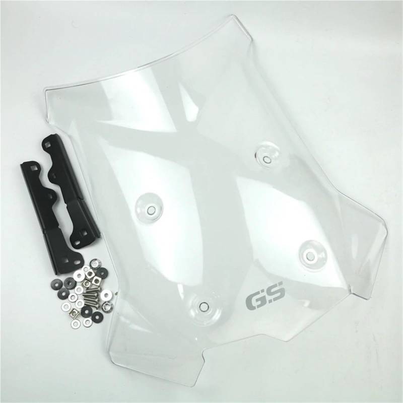 ASDRDDARF Windschutzscheibe Motorrad Für F850 F750 GS F850GS 750GS ADV 2018 2019 2020 2021 Motorrad Windschutzscheibe Windschutz Befestigungs Halterung(Clear) von ASDRDDARF