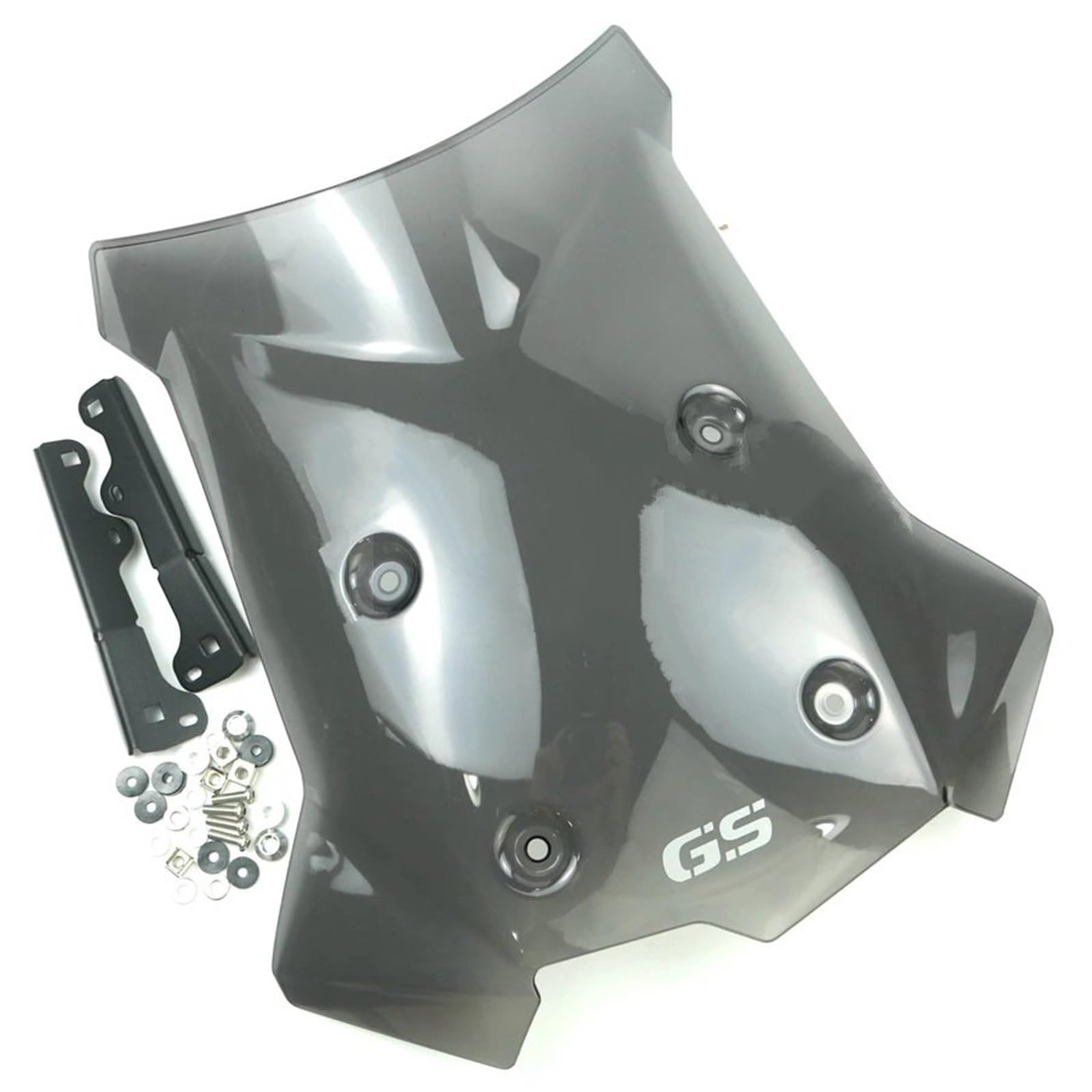 ASDRDDARF Windschutzscheibe Motorrad Für F850 F750 GS F850GS 750GS ADV 2018 2019 2020 2021 Motorrad Windschutzscheibe Windschutz Befestigungs Halterung(Gray) von ASDRDDARF