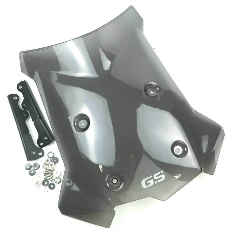 ASDRDDARF Windschutzscheibe Motorrad Für F850 F750 GS F850GS 750GS ADV 2018 2019 2020 2021 Motorrad Windschutzscheibe Windschutz Befestigungs Halterung(Gray) von ASDRDDARF