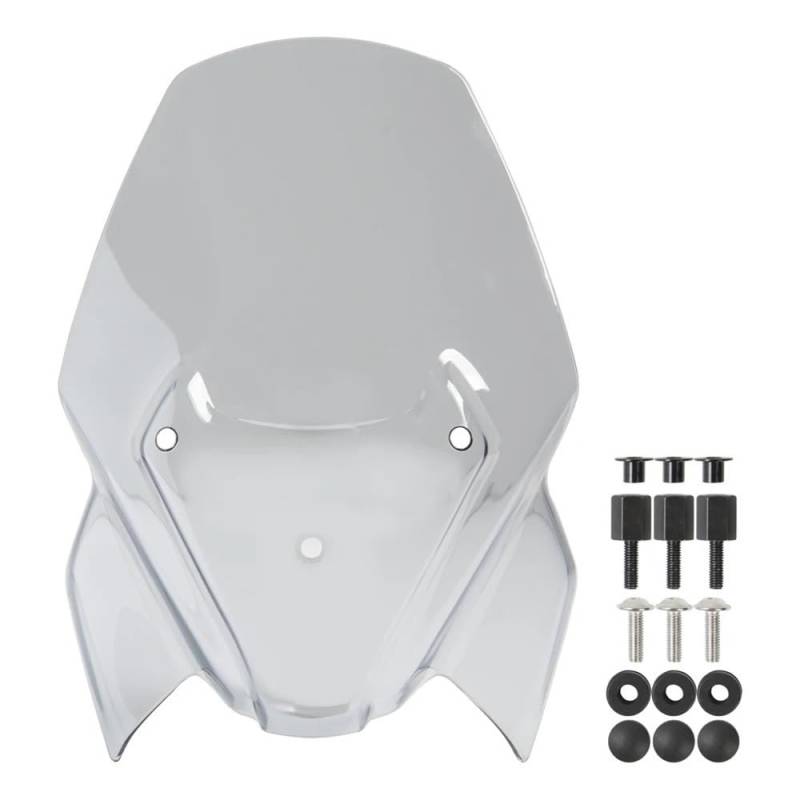 ASDRDDARF Windschutzscheibe Motorrad Für F900R 2020 2021 2022 2023 Motorrad Windschutzscheibe Windschutz Luftstrom Windabweiser Visier Visier Zubehör(Transparent A) von ASDRDDARF