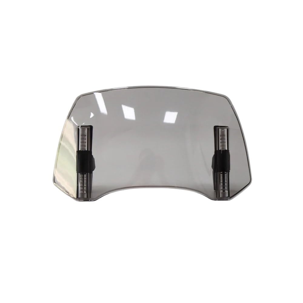 ASDRDDARF Windschutzscheibe Motorrad Für FZ6/FZ6 600 FZ1 FZ1000 FZ8 FZ1 Motorrad Windschutzscheibenverlängerung Einstellbarer Spoiler Deflektor Windschutzscheibe Zubehör(Smoke) von ASDRDDARF