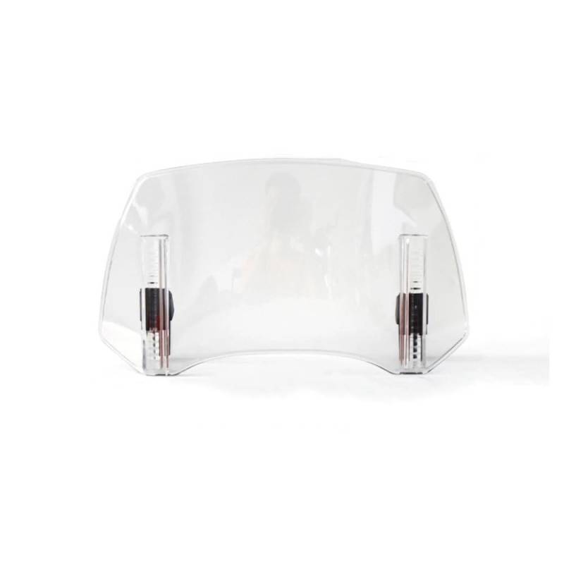 ASDRDDARF Windschutzscheibe Motorrad Für FZ6/FZ6 600 FZ1 FZ1000 FZ8 FZ1 Motorrad Windschutzscheibenverlängerung Einstellbarer Spoiler Deflektor Windschutzscheibe Zubehör(Transparent) von ASDRDDARF
