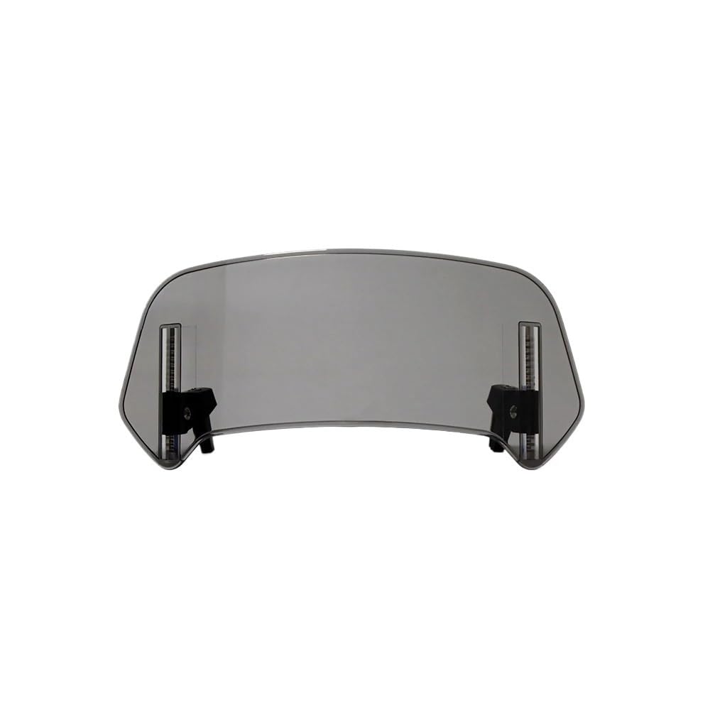 ASDRDDARF Windschutzscheibe Motorrad Für Goldwing 1800 GL1800 Motorrad Windschutzscheibe Verlängerung Einstellbare Spoiler Deflektor(Big Light Smoke) von ASDRDDARF