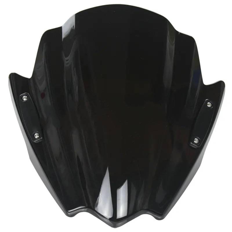ASDRDDARF Windschutzscheibe Motorrad Für Hornet CB600F CB599 CB650F CB650R CB500F CB500X 2008-2017 2018 2019 Motorrad Windschutzscheibe Windschutz Bildschirm(Black) von ASDRDDARF