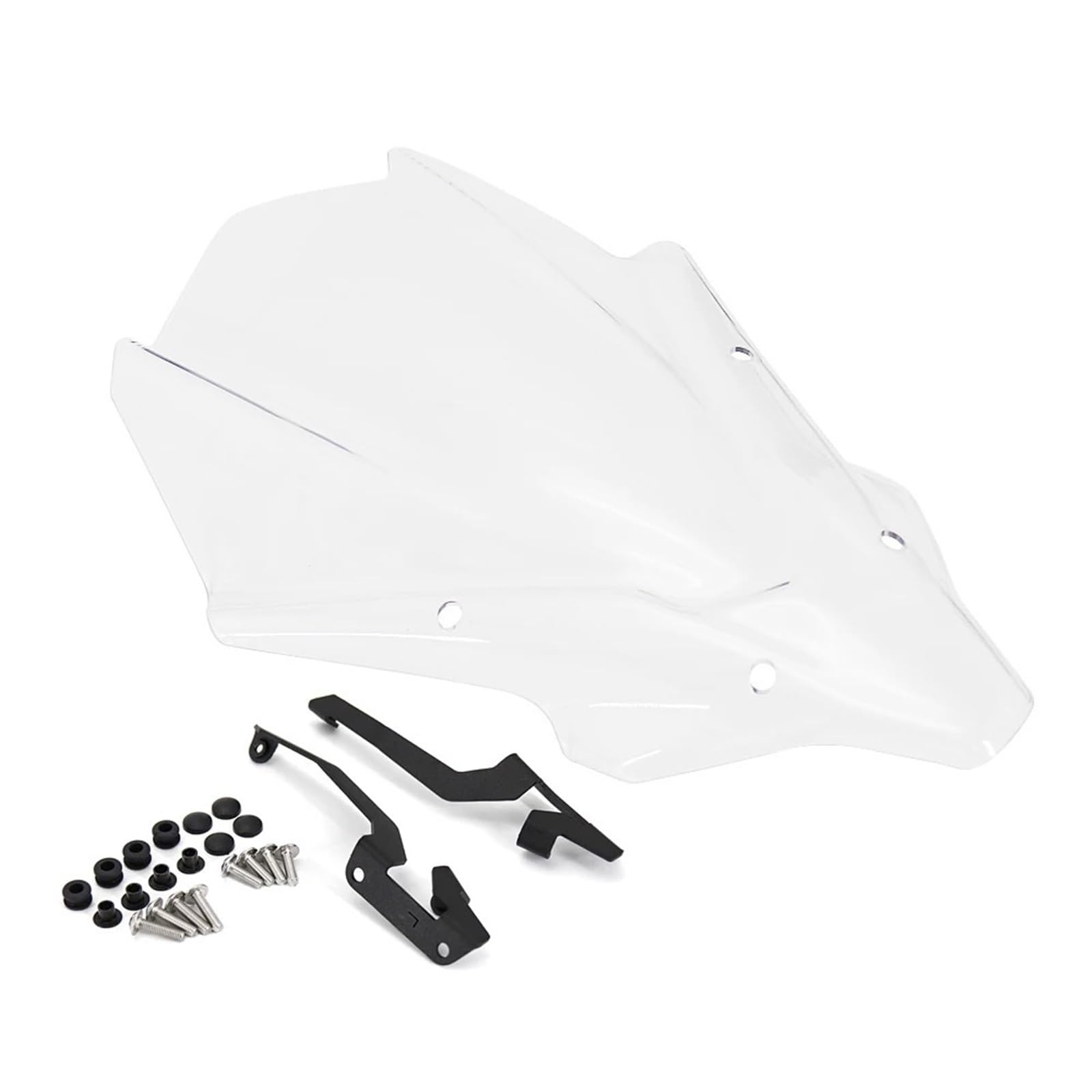 ASDRDDARF Windschutzscheibe Motorrad Für MT-07 2021- MT 07 Motorrad Windschutzscheibe Windschutzscheibe Verkleidung Deflektor Abdeckung Windabweiser Visier(Transparent) von ASDRDDARF