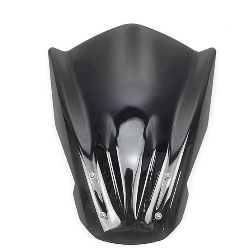 ASDRDDARF Windschutzscheibe Motorrad Für MT07 FZ07 2013 2014 2015 2016 2017 2018 2019 2020 Motorrad Windschutzscheibe Windschutz(2013-2017 Black) von ASDRDDARF