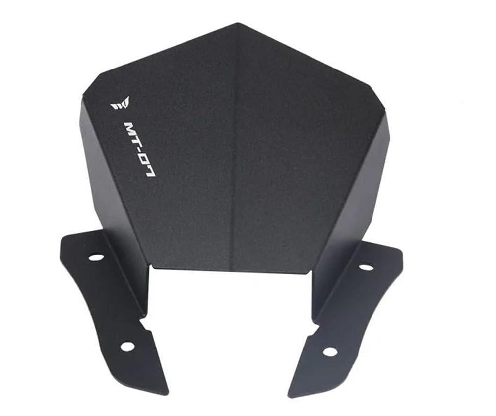 ASDRDDARF Windschutzscheibe Motorrad Für MT07 FZ07 2018 2019 2020 2013-2017 Motorrad Windschutzscheibe Front Windabweiser Windschutzscheibe Abdeckung Schutz(Black 2013-2017) von ASDRDDARF