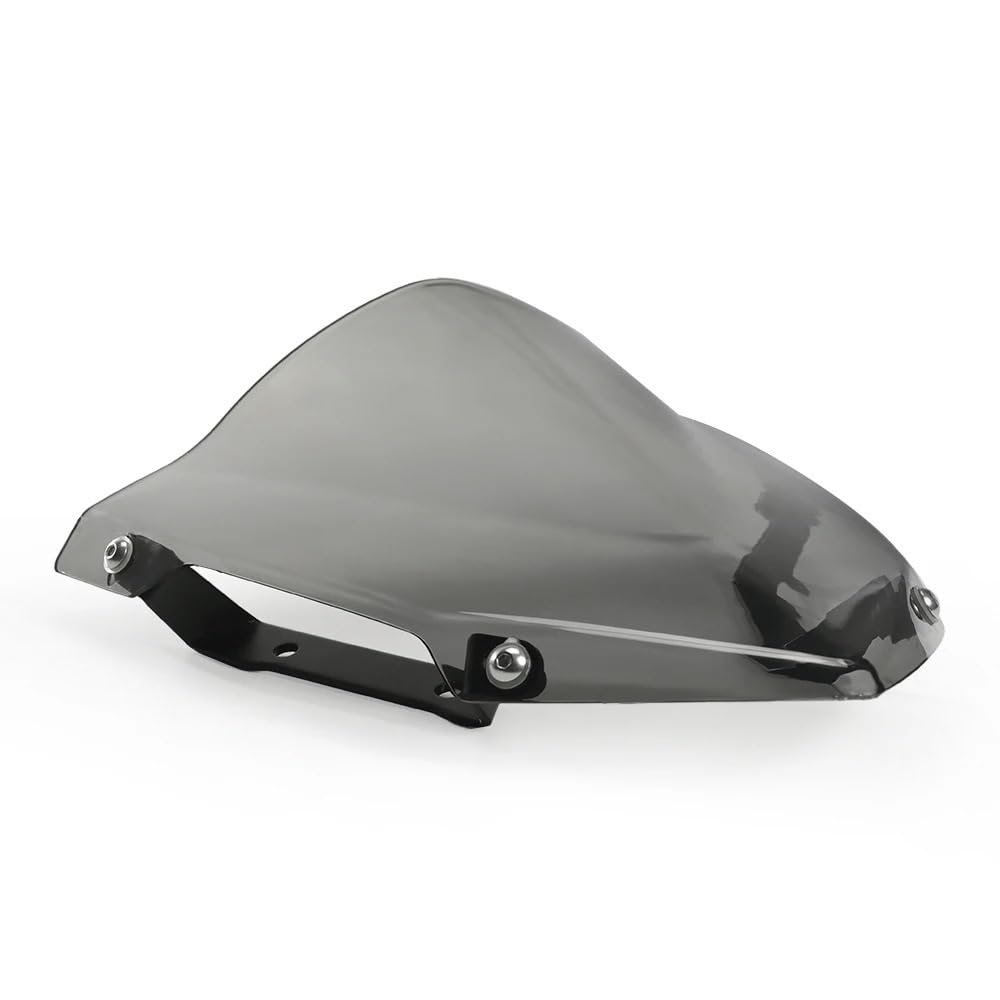 ASDRDDARF Windschutzscheibe Motorrad Für MT07 FZ07 MT09 FZ09 Windschutzscheibe Windschutzscheibe Motorradzubehör Windabweiser(Gray 09 2014-2016) von ASDRDDARF