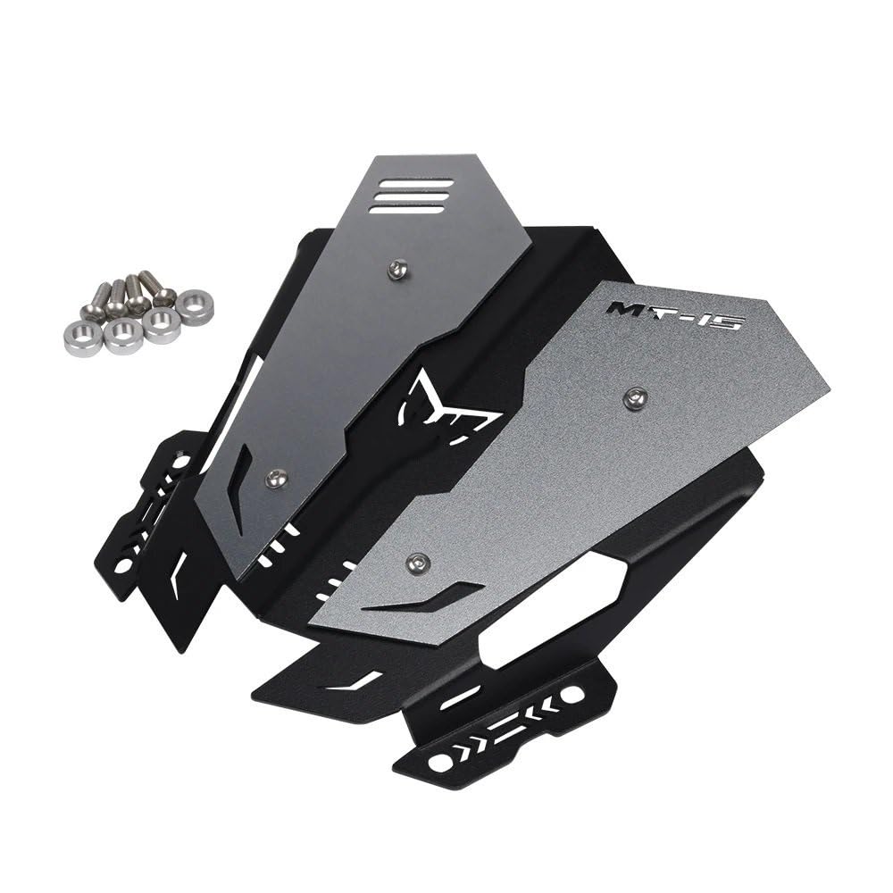 ASDRDDARF Windschutzscheibe Motorrad Für MT15 MT125 Motorrad Zubehör Windschutzscheibe Windabweiser Schutz Windschutzscheibe Winddicht Haube(Gray) von ASDRDDARF