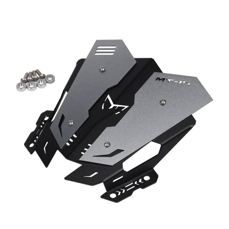 ASDRDDARF Windschutzscheibe Motorrad Für MT15 MT125 Motorrad Zubehör Windschutzscheibe Windabweiser Schutz Windschutzscheibe Winddicht Haube(Gray) von ASDRDDARF