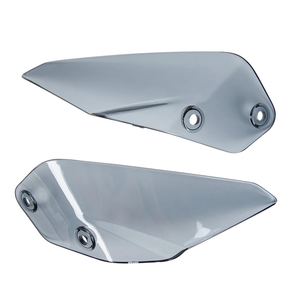 ASDRDDARF Windschutzscheibe Motorrad Für R1200 R1250 GS ADV 2014-2024 R1200GS Abenteuer Windschutzscheibe Windschutz Seite Panel Deflektor Luftstrom Hand Schild Protector(Gray) von ASDRDDARF