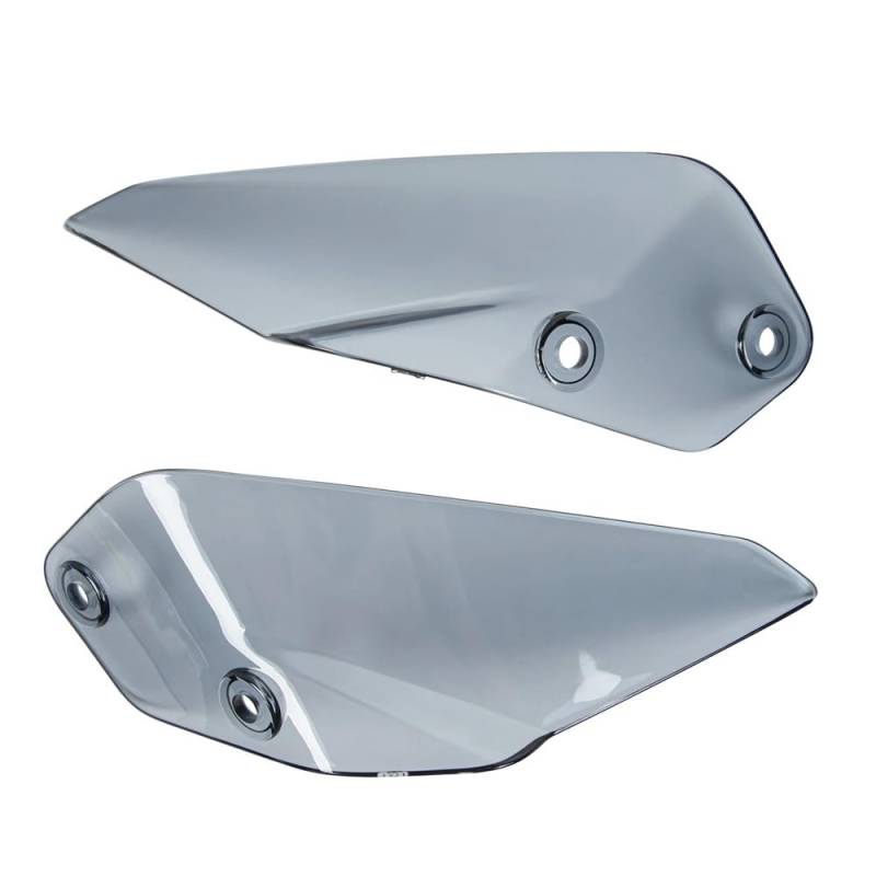 ASDRDDARF Windschutzscheibe Motorrad Für R1200 R1250 GS ADV 2014-2024 R1200GS Abenteuer Windschutzscheibe Windschutz Seite Panel Deflektor Luftstrom Hand Schild Protector(Gray) von ASDRDDARF