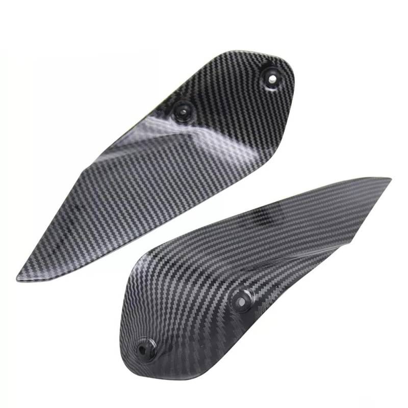 ASDRDDARF Windschutzscheibe Motorrad Für R1200GS LC ADV R1250GS Abenteuer 2014-2024 Motorrad Seite Deflektor Hand Schutz Windschutzscheibe Spoiler Windschutzscheibe(Carbon Fiber Pattern) von ASDRDDARF