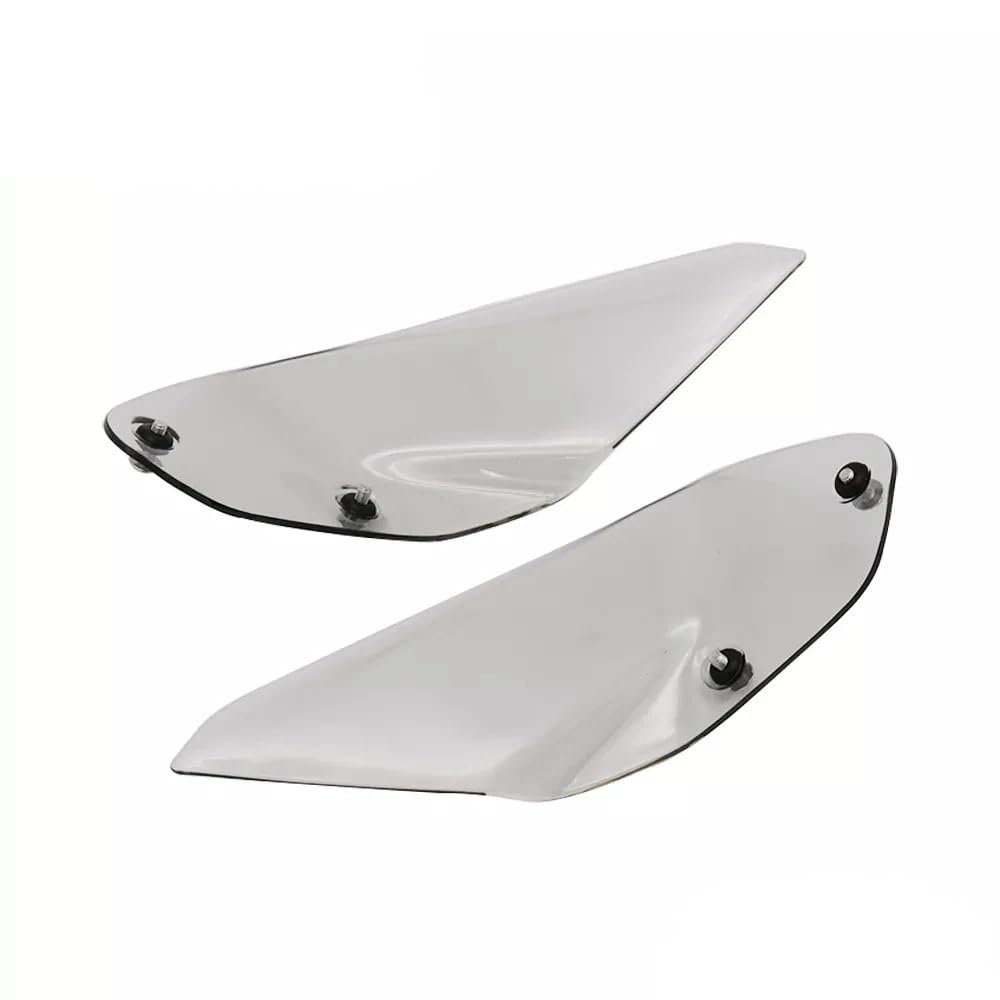 ASDRDDARF Windschutzscheibe Motorrad Für R1200GS LC ADV R1250GS Abenteuer 2014-2024 Motorrad Seite Deflektor Hand Schutz Windschutzscheibe Spoiler Windschutzscheibe(Smoke Grey) von ASDRDDARF