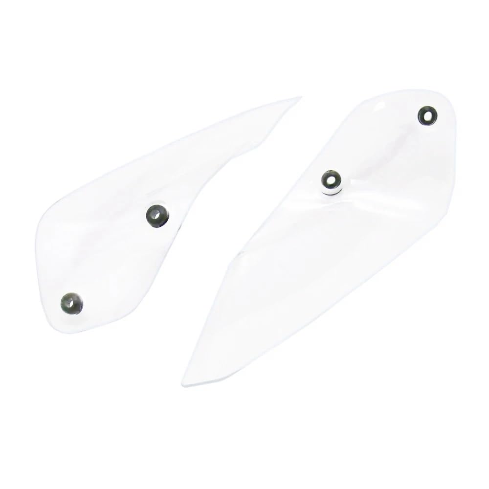 ASDRDDARF Windschutzscheibe Motorrad Für R1200GS LC ADV R1250GS Abenteuer 2014-2024 Motorrad Seite Deflektor Hand Schutz Windschutzscheibe Spoiler Windschutzscheibe(Transparent) von ASDRDDARF