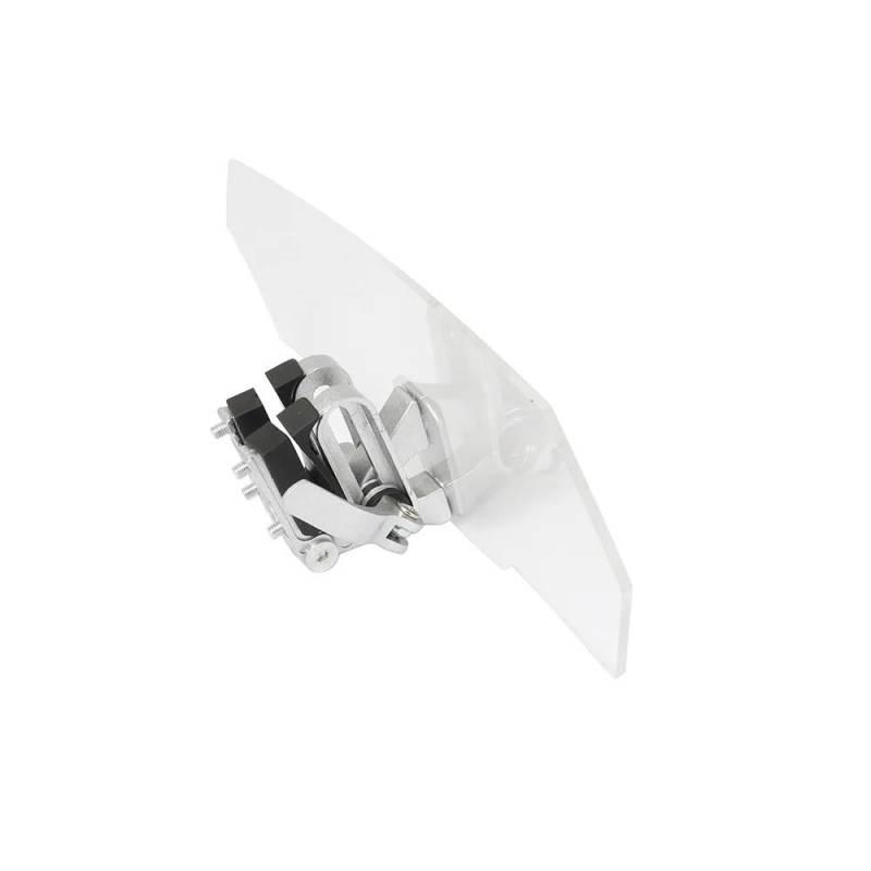 ASDRDDARF Windschutzscheibe Motorrad Für R1200GS Universal Motorrad Risen Clip Auf Windschutzscheibe Windschutzscheibe Verlängerung Spoiler Air Deflektor(Clear) von ASDRDDARF
