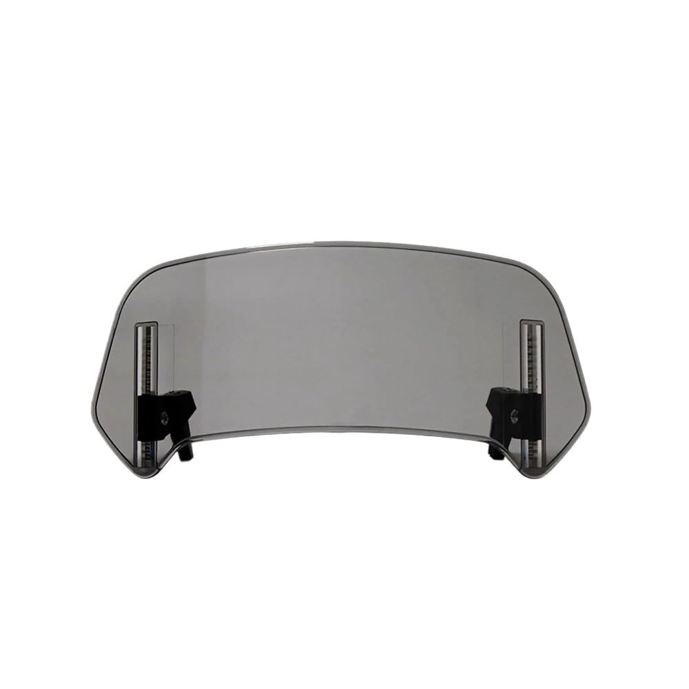ASDRDDARF Windschutzscheibe Motorrad Für R1300GS R1300GS F900GS 2024 Universal Windschutzscheibenverlängerung Einstellbarer Spoiler Clamp-On Heighten Verlängerung(Small Light Smoke) von ASDRDDARF