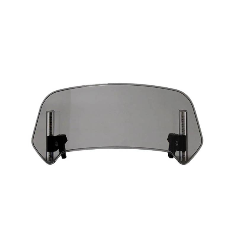ASDRDDARF Windschutzscheibe Motorrad Für R1300GS R1300GS F900GS 2024 Universal Windschutzscheibenverlängerung Einstellbarer Spoiler Clamp-On Heighten Verlängerung(Small Light Smoke) von ASDRDDARF