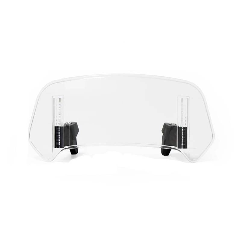 ASDRDDARF Windschutzscheibe Motorrad Für R1300GS R1300GS F900GS 2024 Universal Windschutzscheibenverlängerung Einstellbarer Spoiler Clamp-On Heighten Verlängerung(Small Transparent) von ASDRDDARF