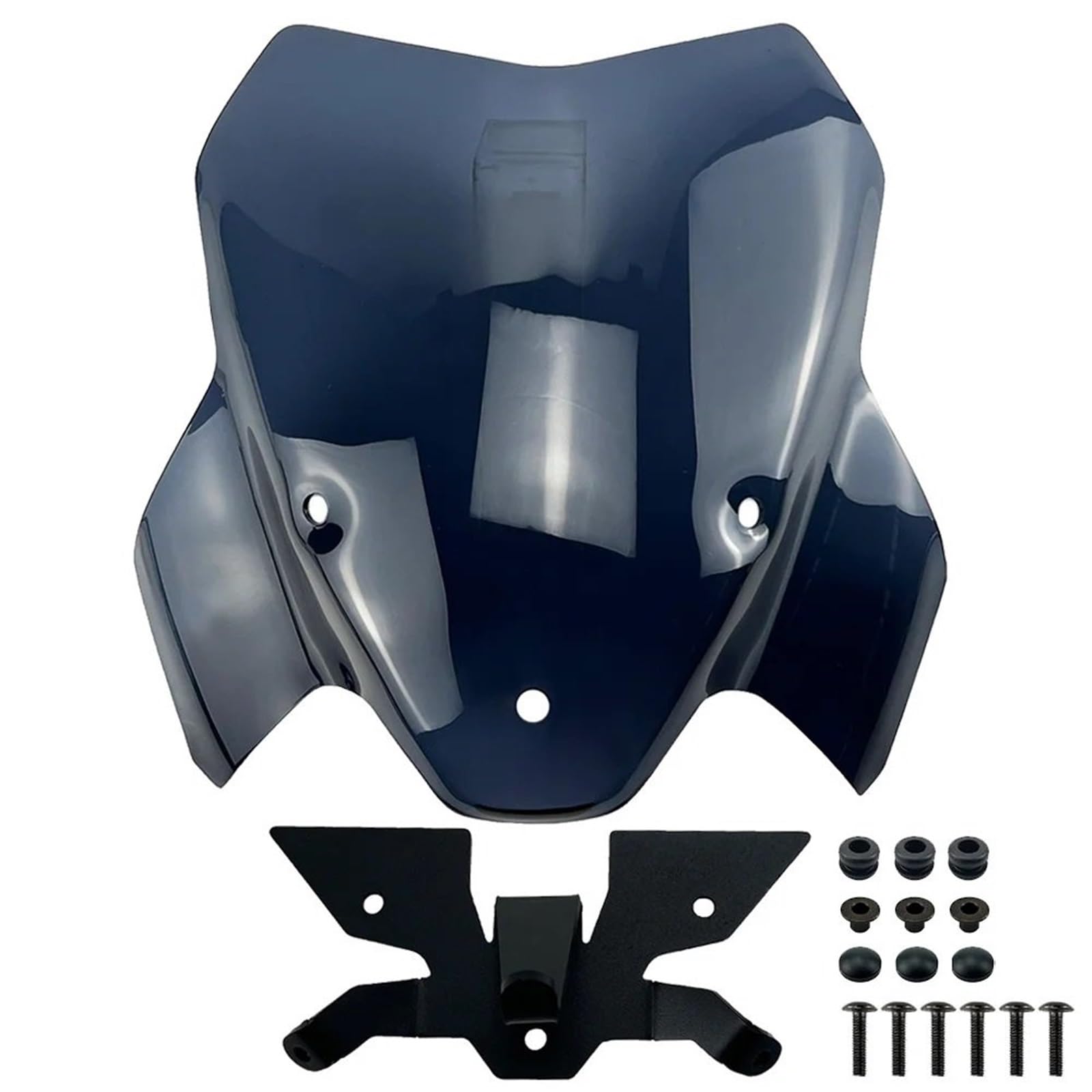 ASDRDDARF Windschutzscheibe Motorrad Für S1000R 2021 2022 2023 2024 Motorradzubehör Sport Touring Windschutzscheibe Windschutzscheibe Visier Deflektor(Smoke with Support) von ASDRDDARF